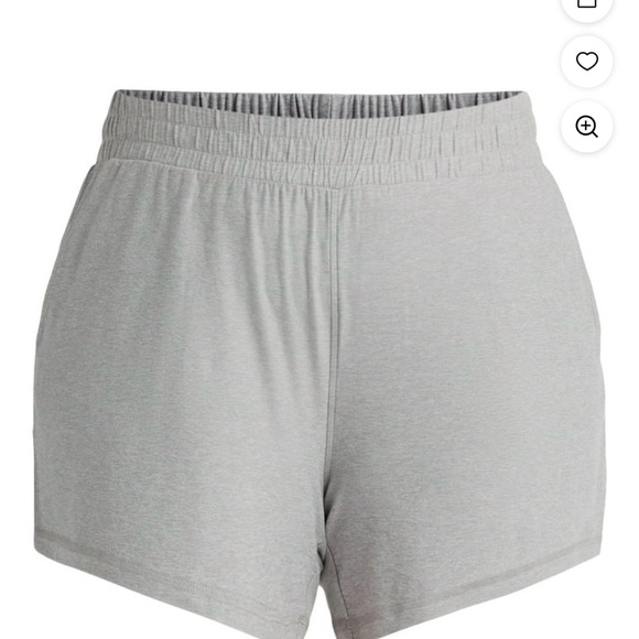 Athletic Works Buttercore Soft Performance Gray Gym Shorts Size XL 16-18 - Picture 3 of 3